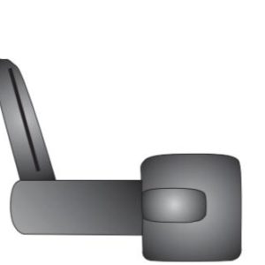 Sujetador de cable 360° CRB (repuesto técnico)